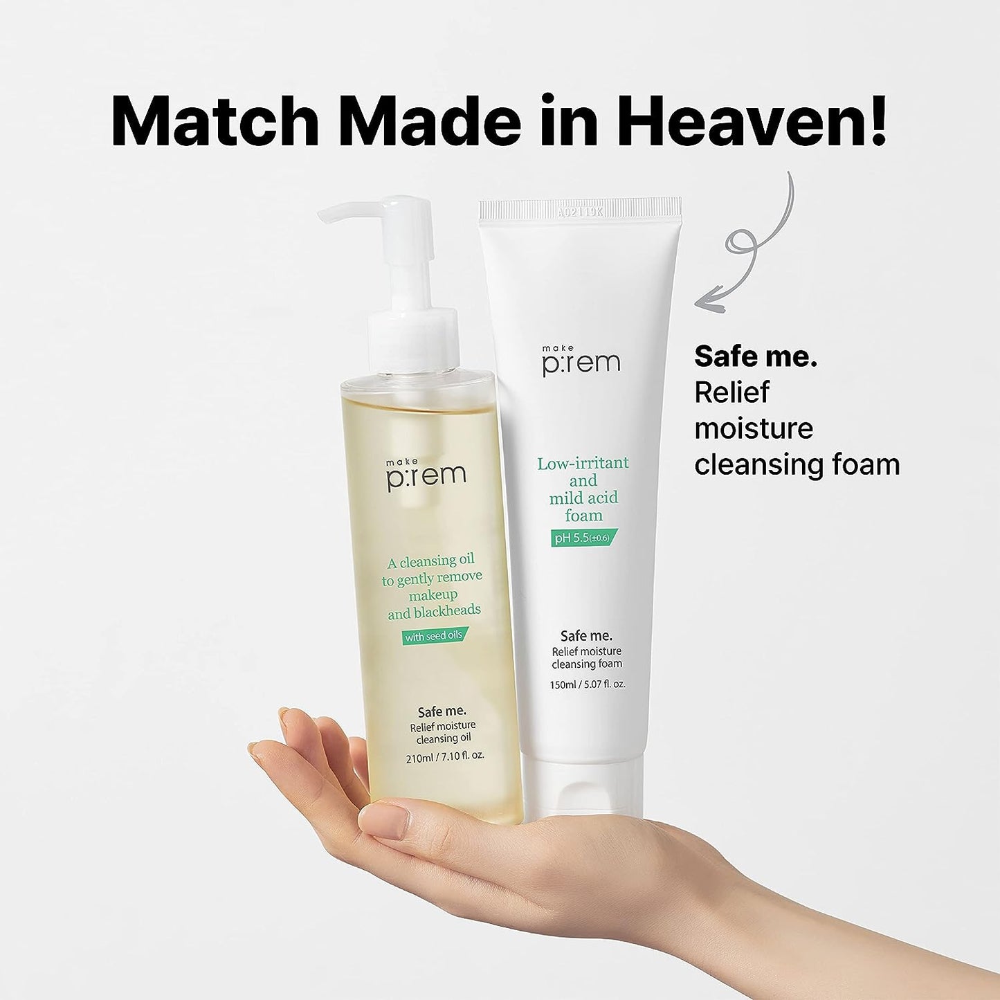 Safe Me. Relief Moisture Cleansing Oil — 210ml