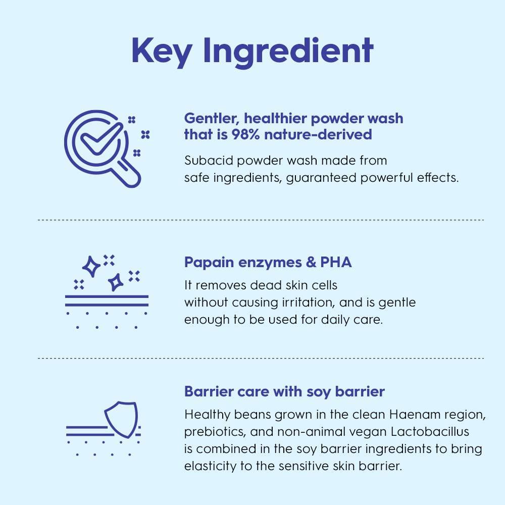 Soy Barrier Powder Wash — 50g